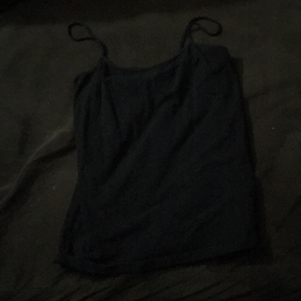 Black tank top